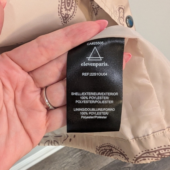 Patterned Eleven Paris Beige Jacket - Picture 11 of 11